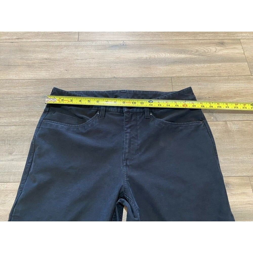 Lululemon Tech Canvas ABC Mens 33X27 Utilitech Scratch Resistant Charcoal Pants - Picture 3 of 8